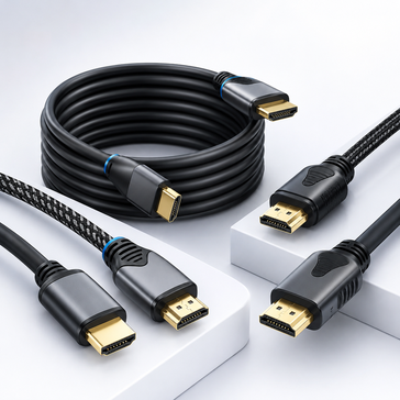 HDMI kábelek televízióhoz, beltéri egységhez és multimédiás eszközökhöz