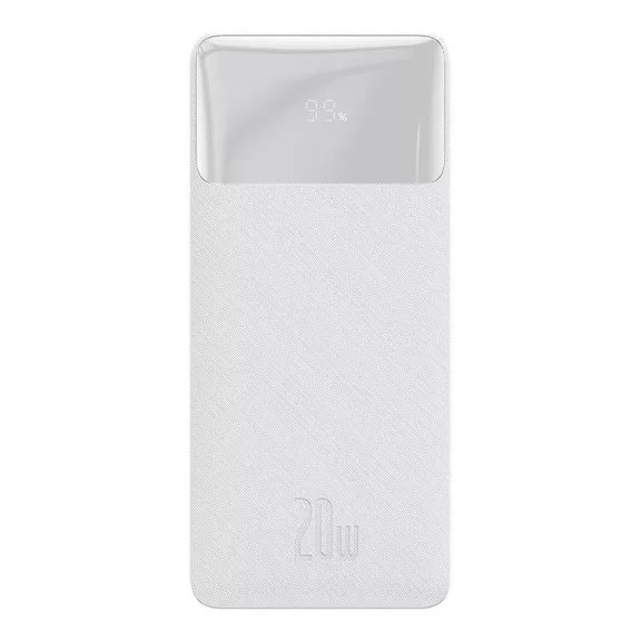 Baseus Bipow Powerbank, 10000mAh, 20W (fehér) Baseus Bipow Powerbank, 10000mAh, 20W (fehér)