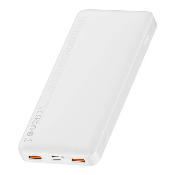 Baseus Bipow Powerbank, 10000mAh, 20W (fehér) Baseus Bipow Powerbank, 10000mAh, 20W (fehér)