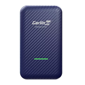   Carlinkit CP2A vezeték nélküli adapter Apple Carplay/Android Auto (kék)
