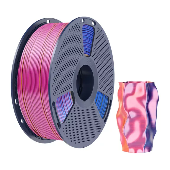 Sunlu PLA+ Silk háromszínű szál (piros, sárga és kék) Sunlu PLA+ Silk háromszínű szál (piros, sárga és kék)