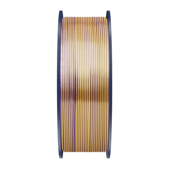 Sunlu PLA+ Silk háromszínű szál (fekete, arany és lila) Sunlu PLA+ Silk háromszínű szál (fekete, arany és lila)