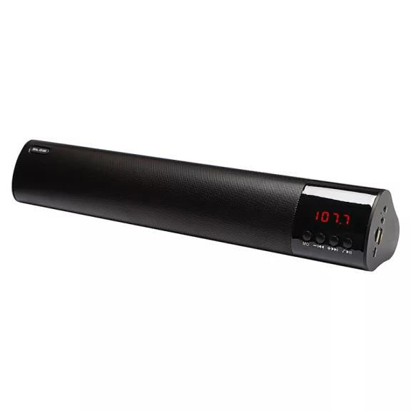 Bluetooth Soundbar BT630 – Bluetooth 5.3, FM rádió, 2×5W, USB, microSD, fekete Bluetooth Soundbar BT630 – Bluetooth 5.3, FM rádió, 2×5W, USB, microSD, fekete