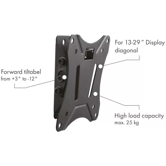 SCHWAIGER Tilt 1 LWHT2725513 13 - 29" LCD TV-fali tartó 33-69 cm, SCHWAIGER Tilt 1 LWHT2725513 13 - 29" LCD TV-fali tartó 33-69 cm,