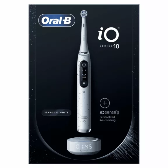 Oral-B iO10 Stardust White elektromos fogkefe Oral-B iO10 Stardust White elektromos fogkefe