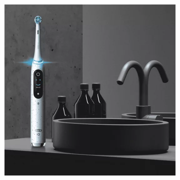 Oral-B iO10 Stardust White elektromos fogkefe Oral-B iO10 Stardust White elektromos fogkefe