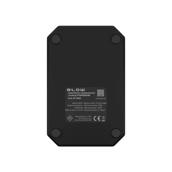 BLOW AP04 16000 mAh jump starter kompresszorral - zoppo.hu