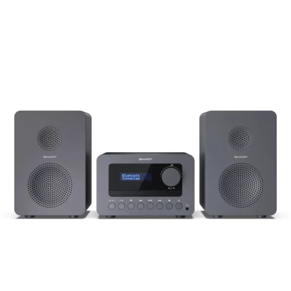 SHARP XL-B514(GY) Tokyo FM bluetooth mikrohifi rendszer szürke fa hangszórókkal SHARP XL-B514(GY) Tokyo FM bluetooth mikrohifi rendszer szürke fa hangszórókkal