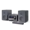   SHARP XL-B514(GY) Tokyo FM bluetooth mikrohifi rendszer szürke fa hangszórókkal