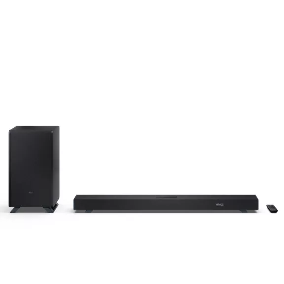 SHARP Q HT-SBW53121(BK) 3.1.2 Dolby Atmos / DTS:X hangprojektor vezeték nélküli mélynyomóval fekete SHARP Q HT-SBW53121(BK) 3.1.2 Dolby Atmos / DTS:X hangprojektor vezeték nélküli mélynyomóval fekete