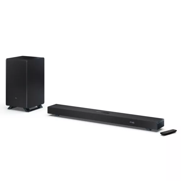 SHARP Q HT-SBW53121(BK) 3.1.2 Dolby Atmos / DTS:X hangprojektor vezeték nélküli mélynyomóval fekete SHARP Q HT-SBW53121(BK) 3.1.2 Dolby Atmos / DTS:X hangprojektor vezeték nélküli mélynyomóval fekete
