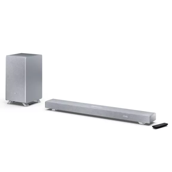 SHARP Q HT-SBW53121(SL) 3.1.2 Dolby Atmos / DTS:X hangprojektor vezeték nélküli mélynyomóval ezüst SHARP Q HT-SBW53121(SL) 3.1.2 Dolby Atmos / DTS:X hangprojektor vezeték nélküli mélynyomóval ezüst