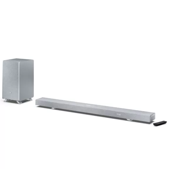 SHARP Q HT-SBW55121(SL) 5.1.2 Dolby Atmos / DTS:X hangprojektor vezeték nélküli mélynyomóval ezüst SHARP Q HT-SBW55121(SL) 5.1.2 Dolby Atmos / DTS:X hangprojektor vezeték nélküli mélynyomóval ezüst