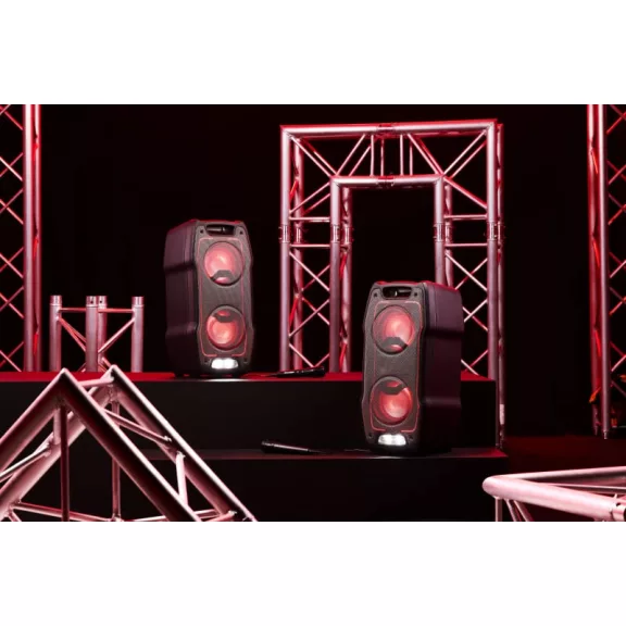 SHARP PS-931 XParty® SING Party hangszóró mikrofonnal, fekete SHARP PS-931 XParty® SING Party hangszóró mikrofonnal, fekete