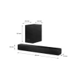   SHARP HT-SBW121 2.1 hangprojektor vezeték nélküli mélynyomóval fekete