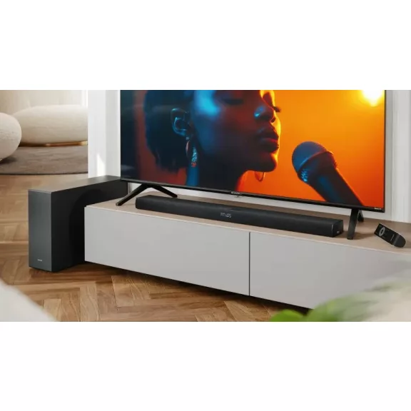 SHARP HT-SBW320 2.1 Dolby Atmos / DTS:X hangprojektor vezeték nélküli mélynyomóval fekete SHARP HT-SBW320 2.1 Dolby Atmos / DTS:X hangprojektor vezeték nélküli mélynyomóval fekete