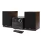 SHARP XL-B512BR Bluetooth mikrohifi rendszer barna fa hangszórókkal