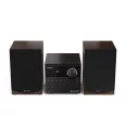   SHARP XL-B512BR Bluetooth mikrohifi rendszer barna fa hangszórókkal