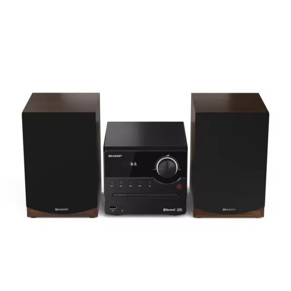 SHARP XL-B512BR Bluetooth mikrohifi rendszer barna fa hangszórókkal SHARP XL-B512BR Bluetooth mikrohifi rendszer barna fa hangszórókkal