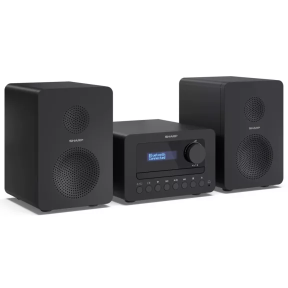 SHARP XL-B514(BK) Tokyo FM bluetooth mikrohifi rendszer fekete fa hangszórókkal SHARP XL-B514(BK) Tokyo FM bluetooth mikrohifi rendszer fekete fa hangszórókkal
