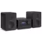 SHARP XL-B514(BK) Tokyo FM bluetooth mikrohifi rendszer fekete fa hangszórókkal