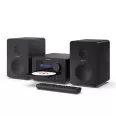  SHARP XL-B514(BK) Tokyo FM bluetooth mikrohifi rendszer fekete fa hangszórókkal