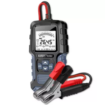   Qoltec LCD kijelzős digitális akkumulátorteszter | 12V | 24V | 3Ah–250Ah