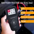   Qoltec 3 az 1-ben digitális akkumulátor-analizátor és teszter LCD-kijelzővel, többnyelvű, 6V | 12V | 24V | 10Ah-200Ah