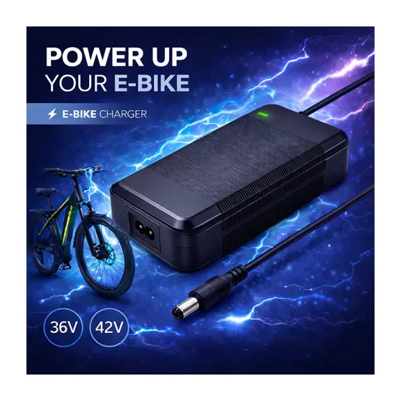 Qoltec gyorstöltő elektromos kerékpárhoz és elektromos rollerhez, 36V | 42V | 4A | 5.5*2.1 + tápkábel Qoltec gyorstöltő elektromos kerékpárhoz és elektromos rollerhez, 36V | 42V | 4A | 5.5*2.1 + tápkábel