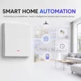   Qoltec Smart egyes villanykapcsoló | Wi‑Fi | Időzítő | Tuya | Smart life | Fehér