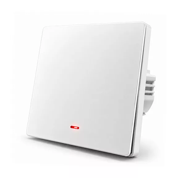 Qoltec Smart egyes villanykapcsoló | Wi‑Fi | Időzítő | Tuya | Smart life | Fehér