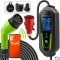 Qoltec Mobil EV töltő állítható 2in1 Type2 | 7kW | 230V | CEE 32A | Wi-fi | LCD | Hordozható | Wallbox | 5m