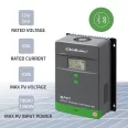   Qoltec MPPT napelemes töltésvezérlő hőmérséklet-érzékelővel 60A | 12V / 24V | LCD | Bluetooth | APP | GEL | LiFePO4