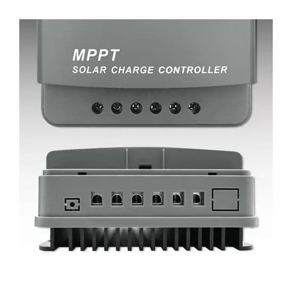 Qoltec napelemes MPPT töltésvezérlő hőmérséklet-érzékelővel, 10A | 12V / 24V | LCD | 2 × USB | GEL | LiFePO4 Qoltec napelemes MPPT töltésvezérlő hőmérséklet-érzékelővel, 10A | 12V / 24V | LCD | 2 × USB | GEL | LiFePO4