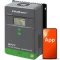 Qoltec MPPT napelemes töltésvezérlő hőmérséklet-érzékelővel, 80A | 12V / 24V / 48V | LCD | Bluetooth | APP | GEL | LiFePO4