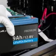   Qoltec LiFePO4 lítium-vas-foszfát akkumulátor | 12.8V | 9Ah | 115.2Wh | BMS