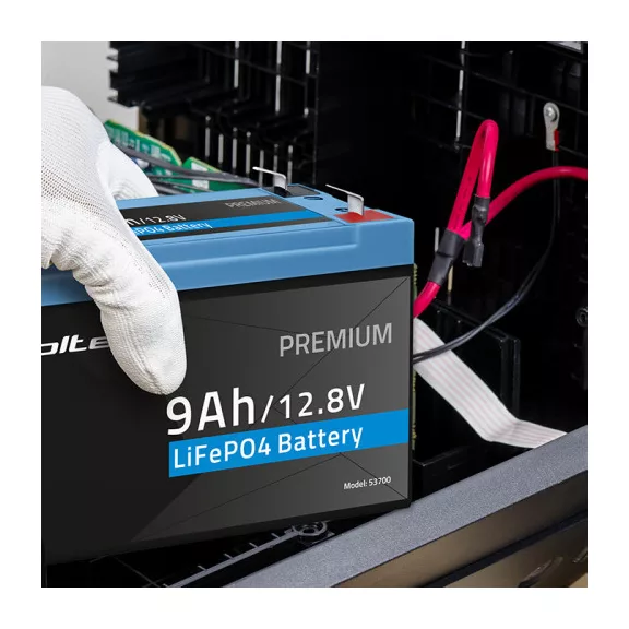 Qoltec LiFePO4 lítium-vas-foszfát akkumulátor | 12.8V | 9Ah | 115.2Wh | BMS Qoltec LiFePO4 lítium-vas-foszfát akkumulátor | 12.8V | 9Ah | 115.2Wh | BMS