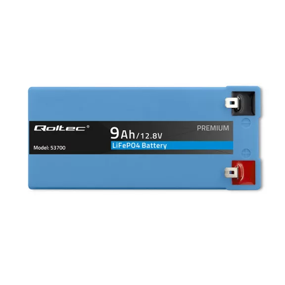 Qoltec LiFePO4 lítium-vas-foszfát akkumulátor | 12.8V | 9Ah | 115.2Wh | BMS Qoltec LiFePO4 lítium-vas-foszfát akkumulátor | 12.8V | 9Ah | 115.2Wh | BMS