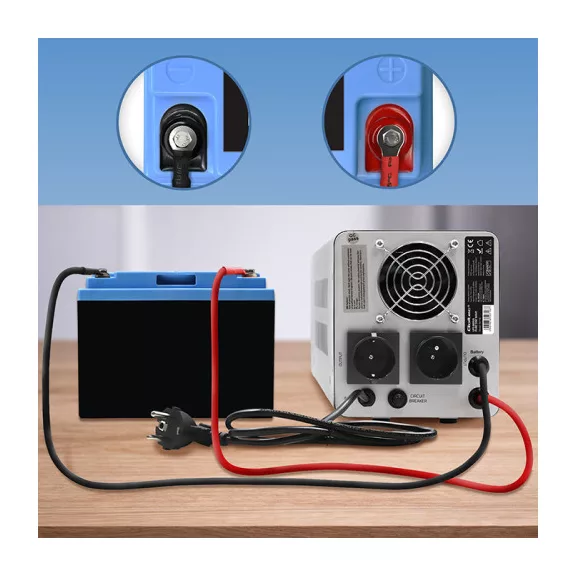 Qoltec LiFePO4 lítium-vas-foszfát akkumulátor | 12.8V | 24Ah | 307.2Wh | BMS Qoltec LiFePO4 lítium-vas-foszfát akkumulátor | 12.8V | 24Ah | 307.2Wh | BMS
