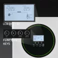   Qoltec Hybrid Solar Inverter Off-Grid 3500W | 100A | 24V | MPPT | BMS | AGM GEL LiFePO4 | Wi-Fi opció | Szinuszos | Teljesítménytényező: 1.0