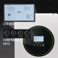   Qoltec hibrid, hálózaton kívüli napelemes inverter | 6200W | 120A | 48V | MPPT | BMS | AGM GEL LiFePO4 | Wi-Fi opció | szinuszos | teljesítménytényező: 1.0