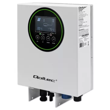   Qoltec napelemes inverter vízmelegítéshez ECO Solar Boost | MPPT | BYPASS | LCD | 3kW/4kW | Wi-fi