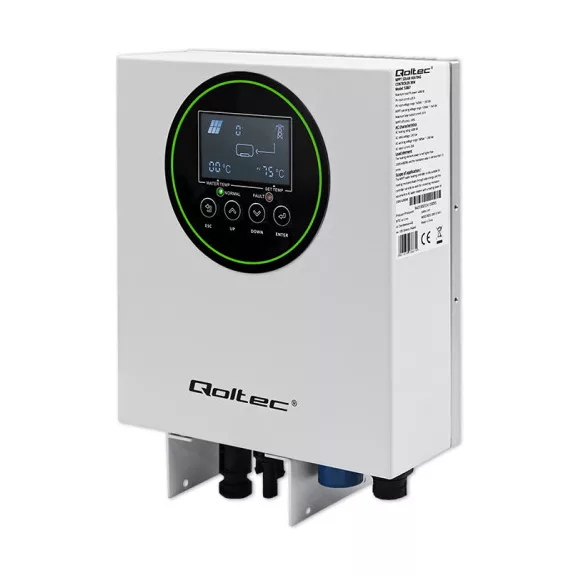 Qoltec napelemes inverter vízmelegítéshez ECO Solar Boost | MPPT | BYPASS | LCD | 3kW/4kW | Wi-fi Qoltec napelemes inverter vízmelegítéshez ECO Solar Boost | MPPT | BYPASS | LCD | 3kW/4kW | Wi-fi