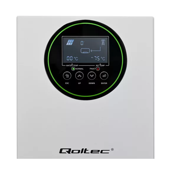 Qoltec napelemes inverter vízmelegítéshez ECO Solar Boost | MPPT | BYPASS | LCD | 3kW/4kW | Wi-fi Qoltec napelemes inverter vízmelegítéshez ECO Solar Boost | MPPT | BYPASS | LCD | 3kW/4kW | Wi-fi
