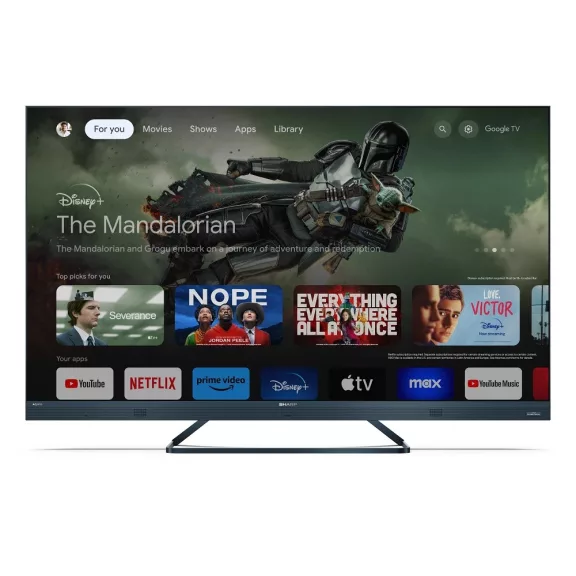SHARP 50FQ5EG 126cm-es 4K UHD 144Hz Quantum Dot Sharp Google TV Harman Kardon hangszórókkal SHARP 50FQ5EG 126cm-es 4K UHD 144Hz Quantum Dot Sharp Google TV Harman Kardon hangszórókkal