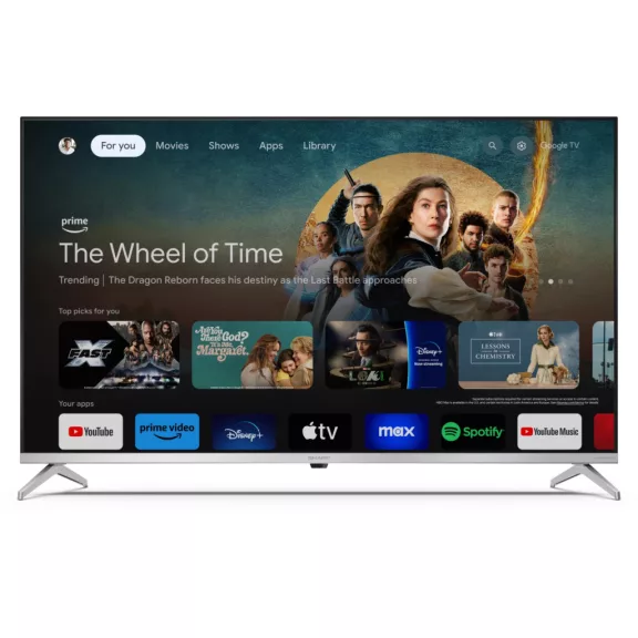 SHARP 43GP6265E 108cm-es 4K UHD QLED Google TV harman/kardon hangszórókkal SHARP 43GP6265E 108cm-es 4K UHD QLED Google TV harman/kardon hangszórókkal
