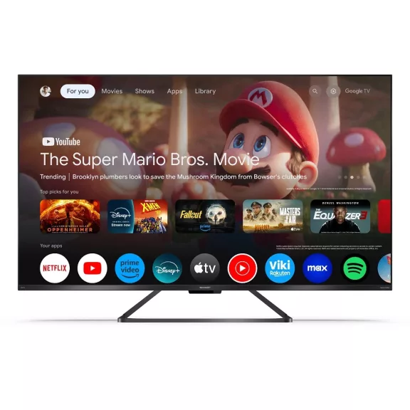 SHARP 65GR8265E 164cm-es 4K UHD 144Hz QLED Google TV harman/kardon hangszórókkal SHARP 65GR8265E 164cm-es 4K UHD 144Hz QLED Google TV harman/kardon hangszórókkal