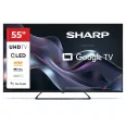 SHARP 55HP6265E 139cm-es 4K Ultra HD QLED Google TV