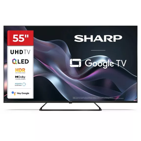SHARP 55HP6265E 139cm-es 4K Ultra HD QLED Google TV SHARP 55HP6265E 139cm-es 4K Ultra HD QLED Google TV