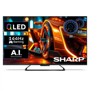 SHARP 43HR7265E 108cm-es 4K UHD 144Hz QLED Google TV